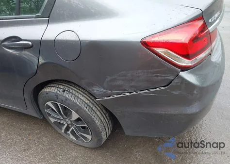 2015 Honda Civic Ex z USA, uszkodzony, nr VIN 19XFB2F87FE017441